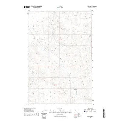 2020 Map of Castle Butte, 2020 Print