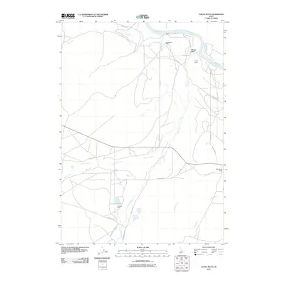 2010 Map of Castle Butte, 2010 Print