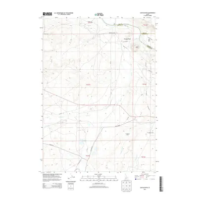 2013 Map of Castle Butte, 2013 Print