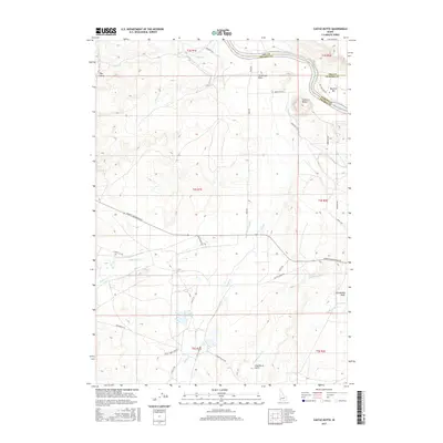 2017 Map of Castle Butte, 2017 Print