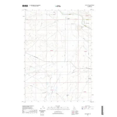 2020 Map of Castle Butte, 2020 Print