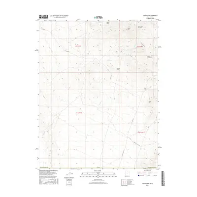 2017 Map of Castle Cliff, 2017 Print
