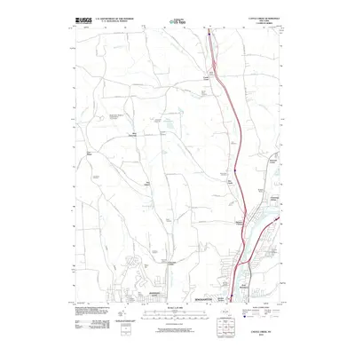 2010 Map of Castle Creek, 2010 Print