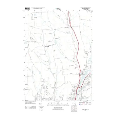 2013 Map of Castle Creek, 2013 Print
