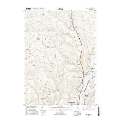 2016 Map of Castle Creek, 2016 Print