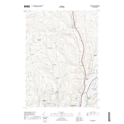 2019 Map of Castle Creek, 2019 Print
