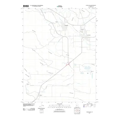 2011 Map of Castle Dale, 2011 Print