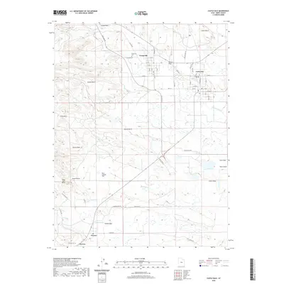 2020 Map of Castle Dale, 2020 Print