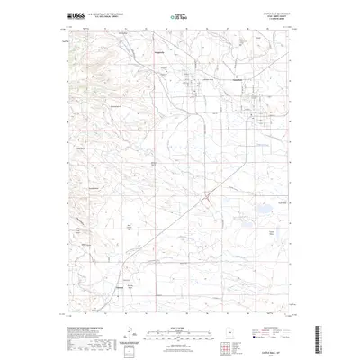 2023 Map of Castle Dale, 2023 Print