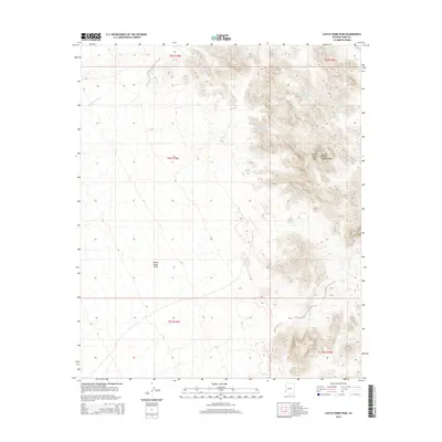 2014 Map of Castle Dome Peak, 2014 Print