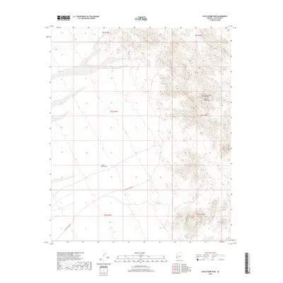 2018 Map of Castle Dome Peak, 2018 Print
