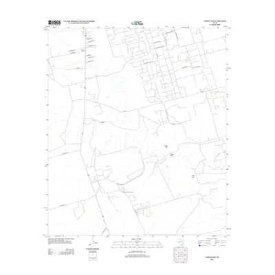 2012 Map of Castle Gap, 2012 Print