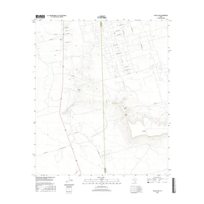 2016 Map of Castle Gap, 2016 Print