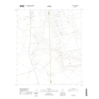 2019 Map of Castle Gap, 2019 Print
