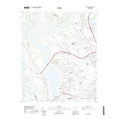2019 Map of Castle Hayne, 2019 Print