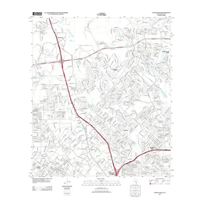2013 Map of Castle Hills, 2013 Print