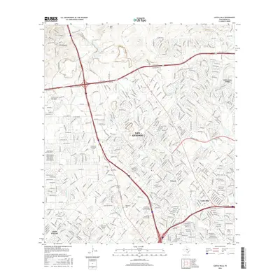 2016 Map of Castle Hills, 2016 Print