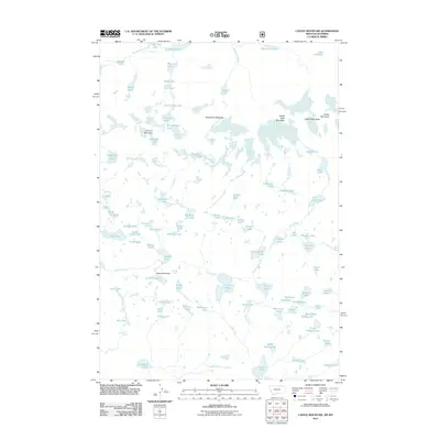 2011 Map of Castle Mountain, 2011 Print