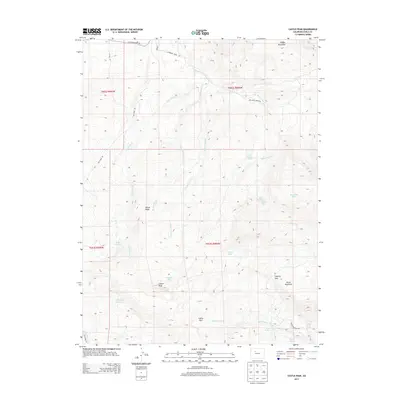 2013 Map of Castle Peak, 2013 Print