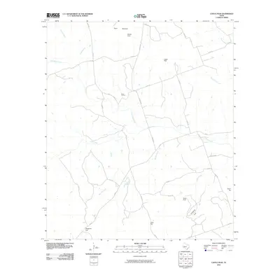 2010 Map of Castle Peak, 2010 Print
