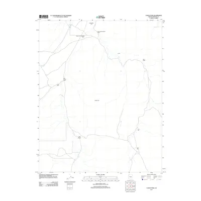 2011 Map of Castle Peak, 2011 Print