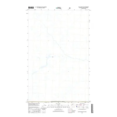 2017 Map of Castle Peak OE N, 2017 Print