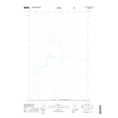 2020 Map of Castle Peak OE N, 2020 Print