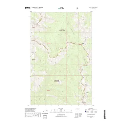 2020 Map of Castle Peak, 2020 Print