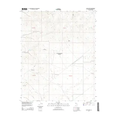 2015 Map of Castle Peaks, 2015 Print