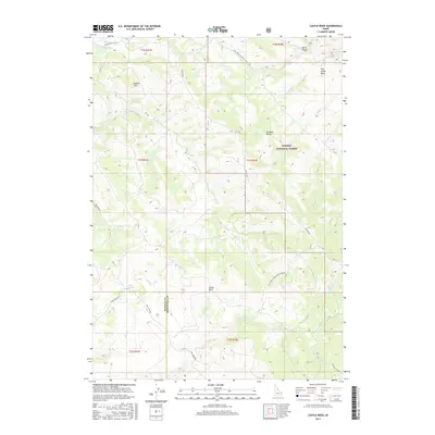 2017 Map of Castle Rock, 2017 Print