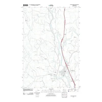 2011 Map of Castle Rock, 2011 Print