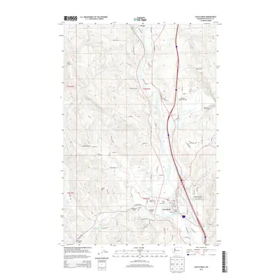 2013 Map of Castle Rock, 2013 Print