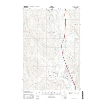 2017 Map of Castle Rock, 2017 Print