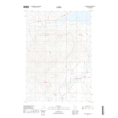 2017 Map of Castle Rock Creek, 2017 Print