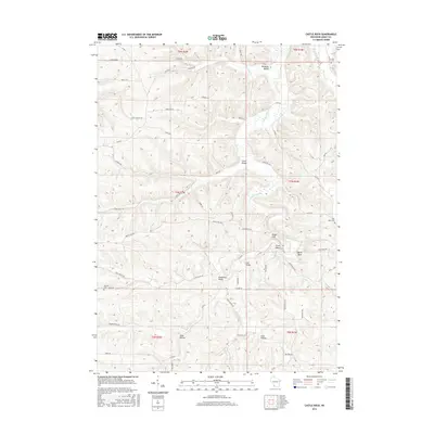 2016 Map of Castle Rock, 2016 Print