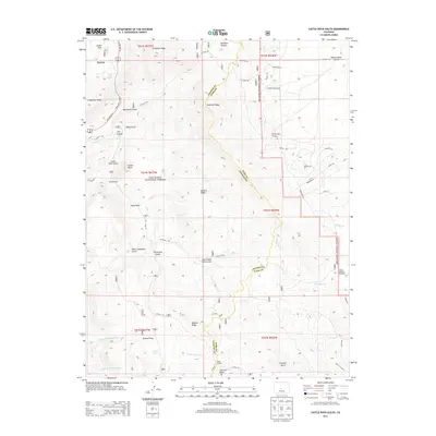 2013 Map of Castle Rock Gulch, 2013 Print