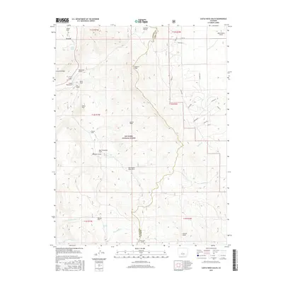 2016 Map of Castle Rock Gulch, 2016 Print