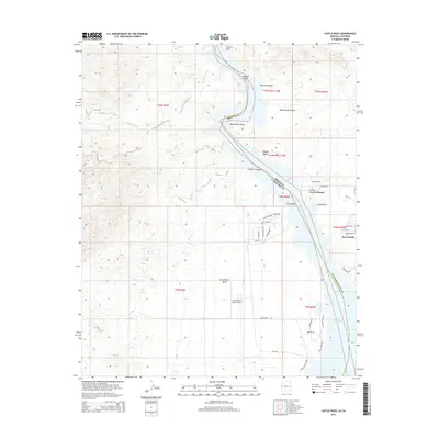 2014 Map of Castle Rock, 2014 Print