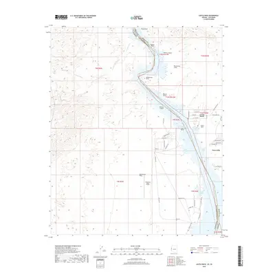 2018 Map of Castle Rock, 2018 Print