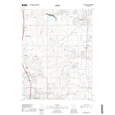 2019 Map of Castle Rock North, 2019 Print