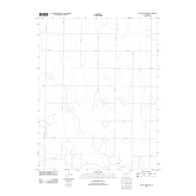 2012 Map of Castle Rock NW, 2012 Print