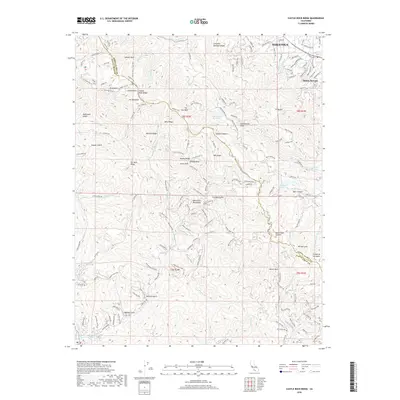 2018 Map of Castle Rock Ridge, 2018 Print