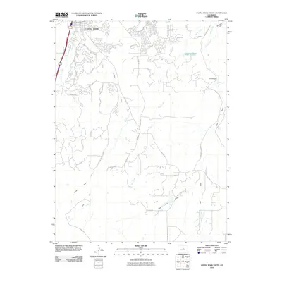 2010 Map of Castle Rock South, 2010 Print