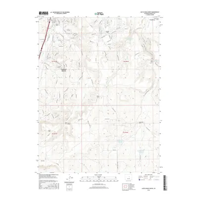 2016 Map of Castle Rock South, 2016 Print