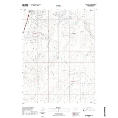 2019 Map of Castle Rock South, 2019 Print