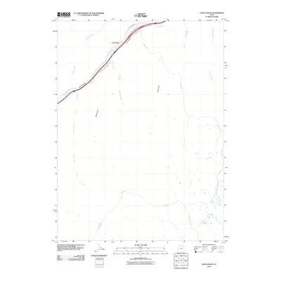 2010 Map of Castle Rock, 2010 Print