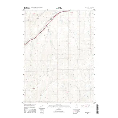2017 Map of Castle Rock, 2017 Print