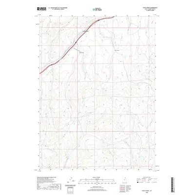 2020 Map of Castle Rock, 2020 Print