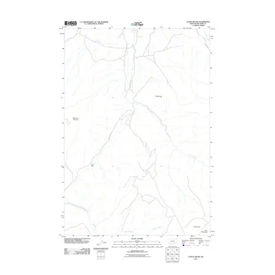 2011 Map of Castle Rocks, 2011 Print