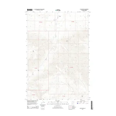 2014 Map of Castle Rocks, 2014 Print